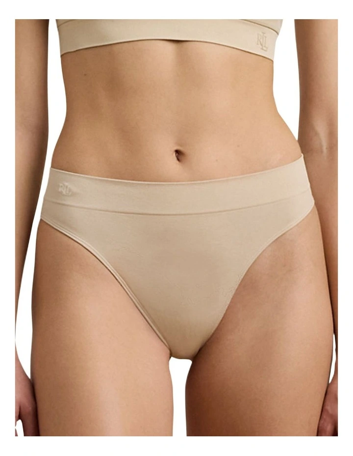 Lauren Seamless Recycled Jersey Thong image 1