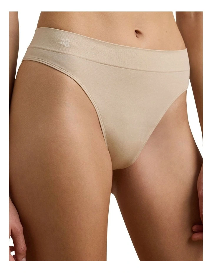 Lauren Seamless Recycled Jersey Thong image 3