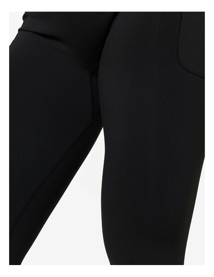 Push-Up Effect Seamless Leggings in Black image 6