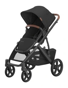 Vista V3 Pram with Toddler Seat Only in Nori Charcoal/Saddle Leather