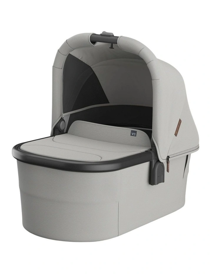 UPPAbaby V3 Bassinet - Savannah (Pearl Grey Jacquard / Carbon Melange / Black) image 1