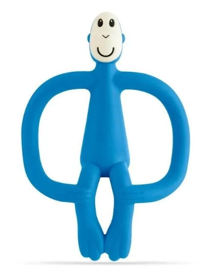 Monkey Teething Toy and Gel Applicator in Blue image 1