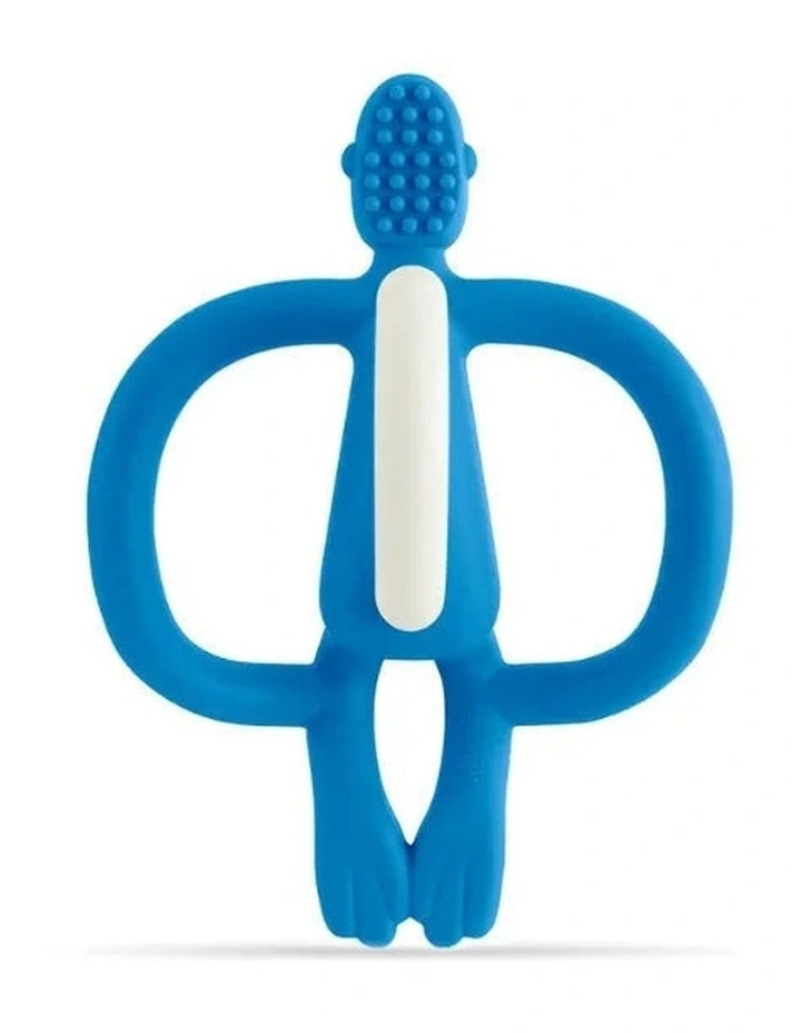Monkey Teething Toy and Gel Applicator in Blue image 2