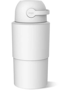 Heka L Telescopic Nappy Bin in White