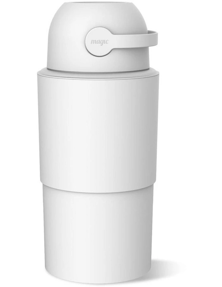 Heka L Telescopic Nappy Bin in White image 1