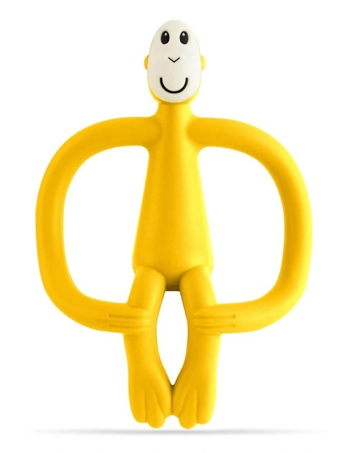 Monkey Teething Toy and Gel Applicator in Yellow image 1