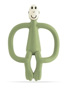 Monkey Teething Toy and Gel Applicator in Olive