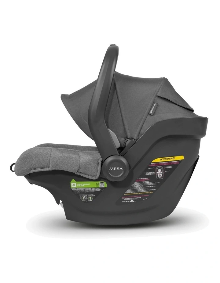UPPAbaby Mesa Car Seat Capsule - Charcoal Melange (Greyson) image 3