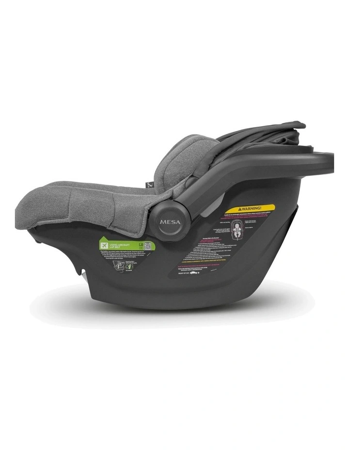 UPPAbaby Mesa Car Seat Capsule - Charcoal Melange (Greyson) image 5