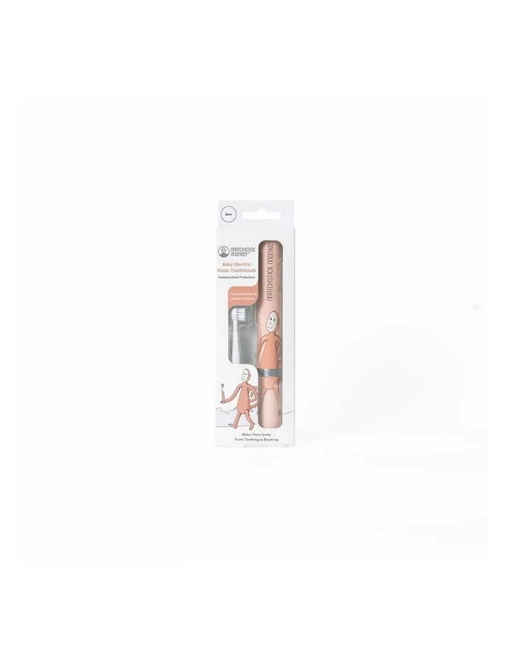 Monkey Baby Sonic Toothbrush in Dusty Pink image 2