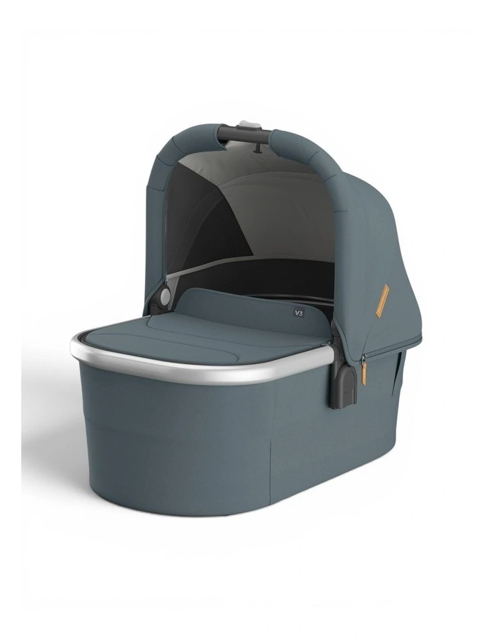 UPPAbaby V3 Bassinet - Callum (Stone Blue / Silver) image 1