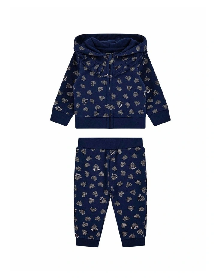 Active Top and Pants Set in Blue image 2