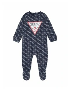 Interlock Overall in Blue Logo