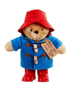 With Boots And Embroidered Jacket Medium Soft Toy