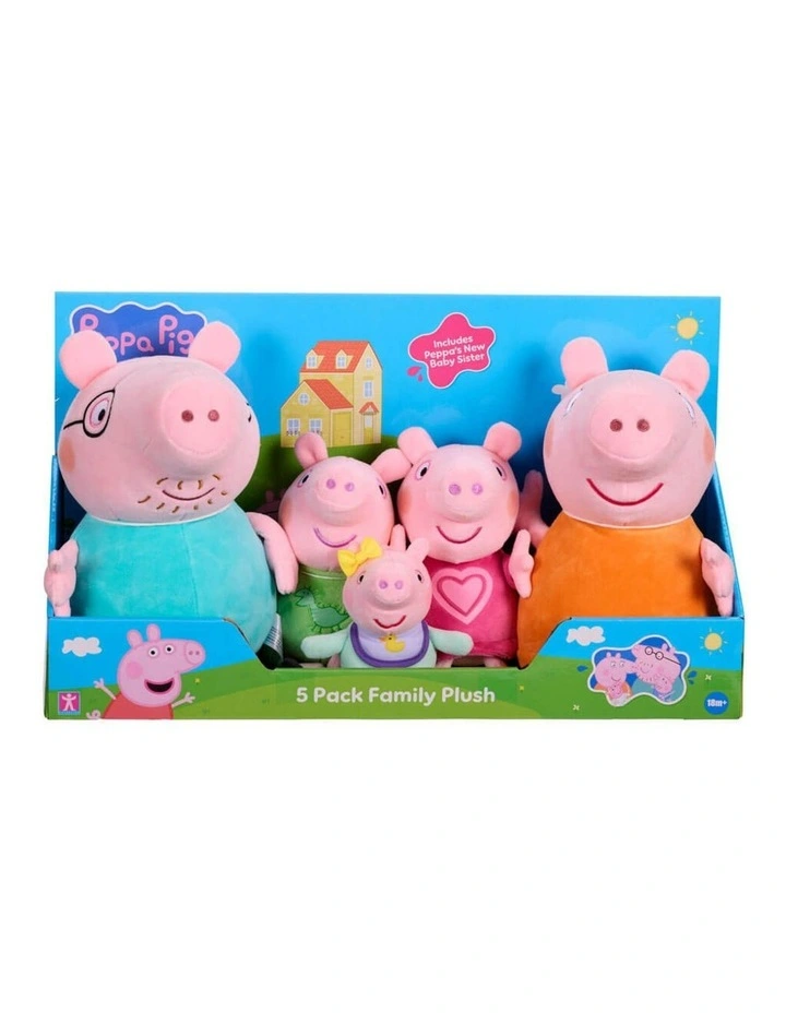 Family Plush Pack Soft Toy 5 Piece image 1