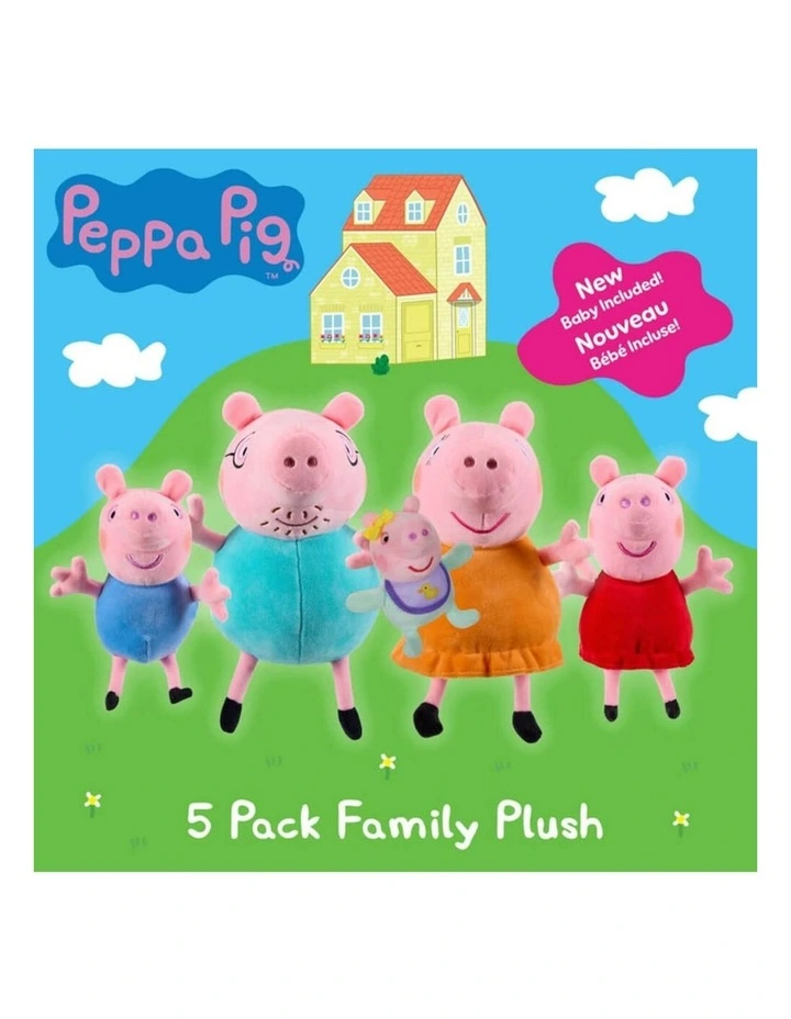 Classic Outfits Family Plush Collectible Toy Pack of 5 Pieces image 6
