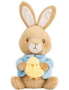 Peter Rabbit Holding Chick Soft Toy