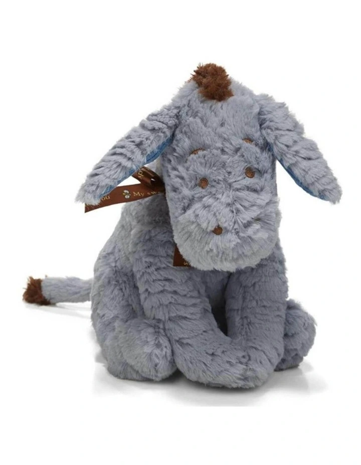Classic Pooh Eeyore Plush Nursery Soft Toy 23cm image 1