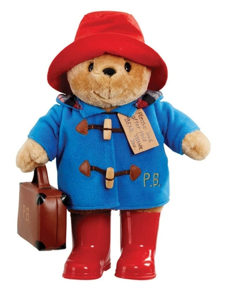 Boots Embroidered Coat And Suitcase Bear Soft Toy Height 34cm image 1