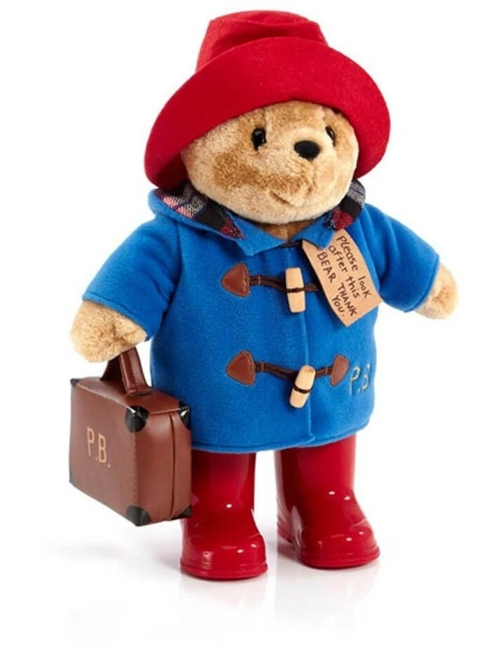 Boots Embroidered Coat And Suitcase Bear Soft Toy Height 34cm image 2