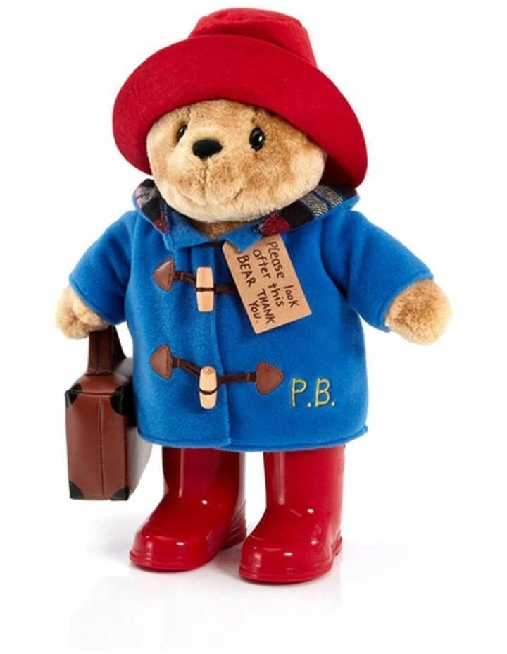 Boots Embroidered Coat And Suitcase Bear Soft Toy Height 34cm image 3