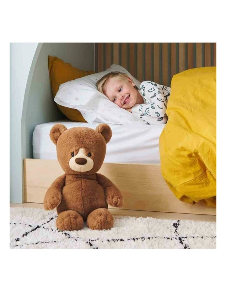 Knox Bear, Kids Soft Toy, Brown, 33cm H, 1 year  image 4