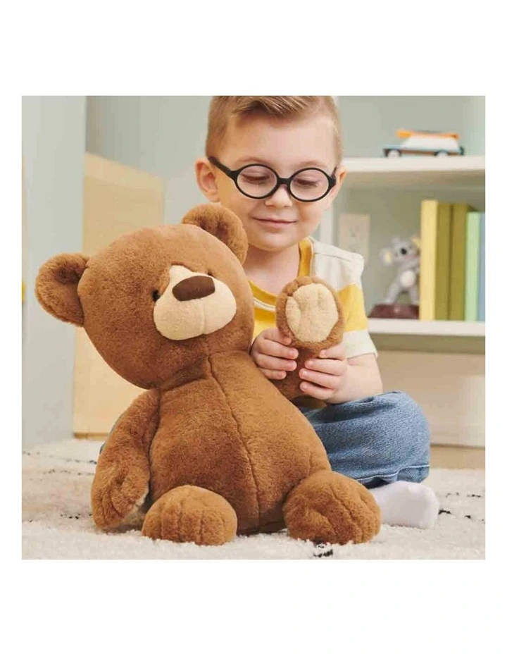 Knox Bear, Kids Soft Toy, Brown, 33cm H, 1 year  image 5