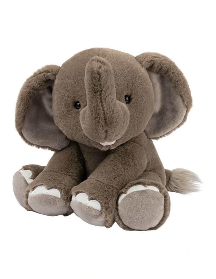 Elephant Plush Chai, Kids Soft Toy, Grey, 25cm (Height), Suitable For Ages 1 image 1