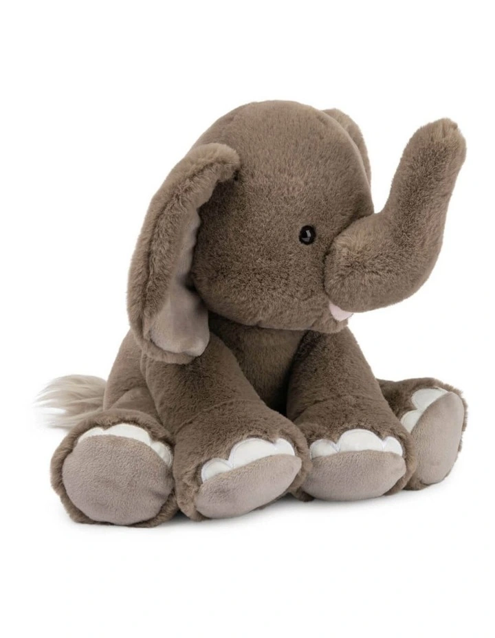 Elephant Plush Chai, Kids Soft Toy, Grey, 25cm (Height), Suitable For Ages 1 image 3