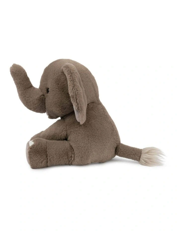 Elephant Plush Chai, Kids Soft Toy, Grey, 25cm (Height), Suitable For Ages 1 image 4