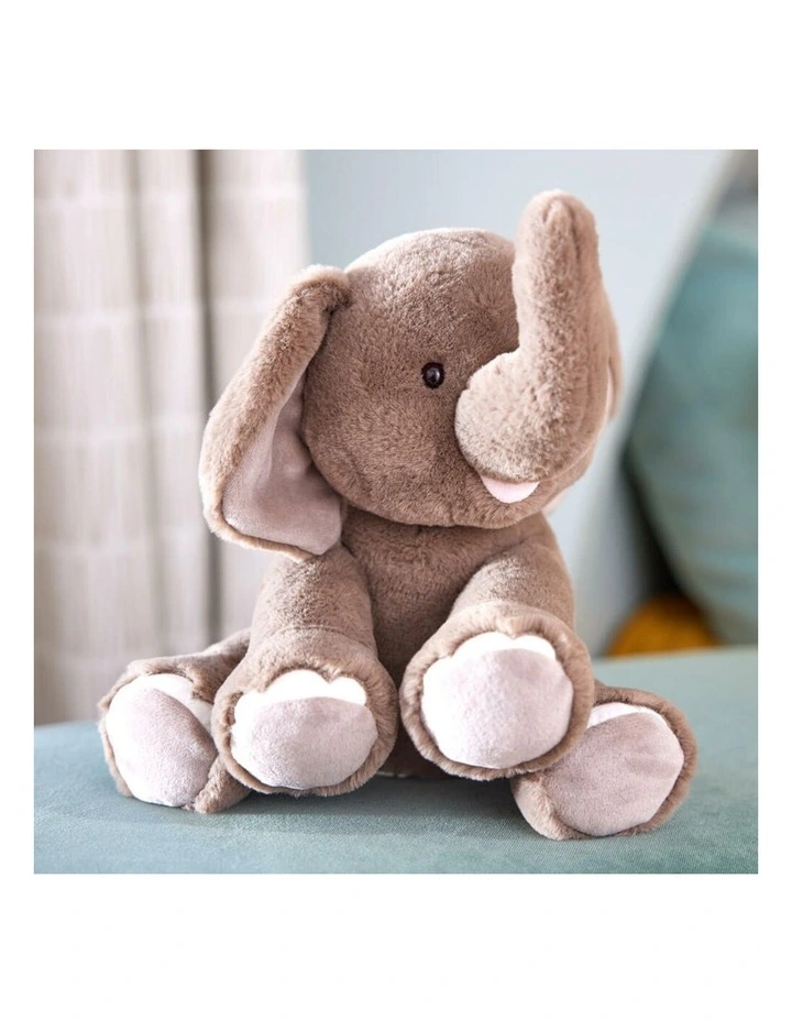 Elephant Plush Chai, Kids Soft Toy, Grey, 25cm (Height), Suitable For Ages 1 image 7
