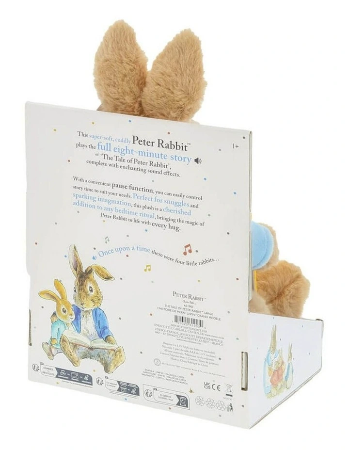 Storytime - Peter Rabbit Talking Plush, Multicolour, 29cm image 4