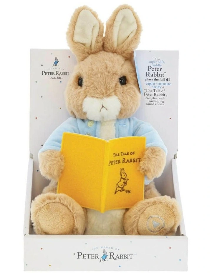 Storytime - Peter Rabbit Talking Plush, Multicolour, 29cm image 5