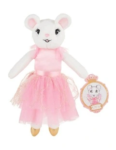 Claris the Chicest Mouse in Paris - Parfait Pink, Soft Toy, Plush 20cm (height)