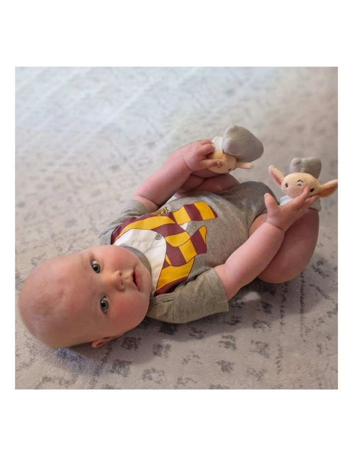Harry Potter - Dobby Baby Socks, Foot Rattles, Grey, 10cm H, Birth  image 5