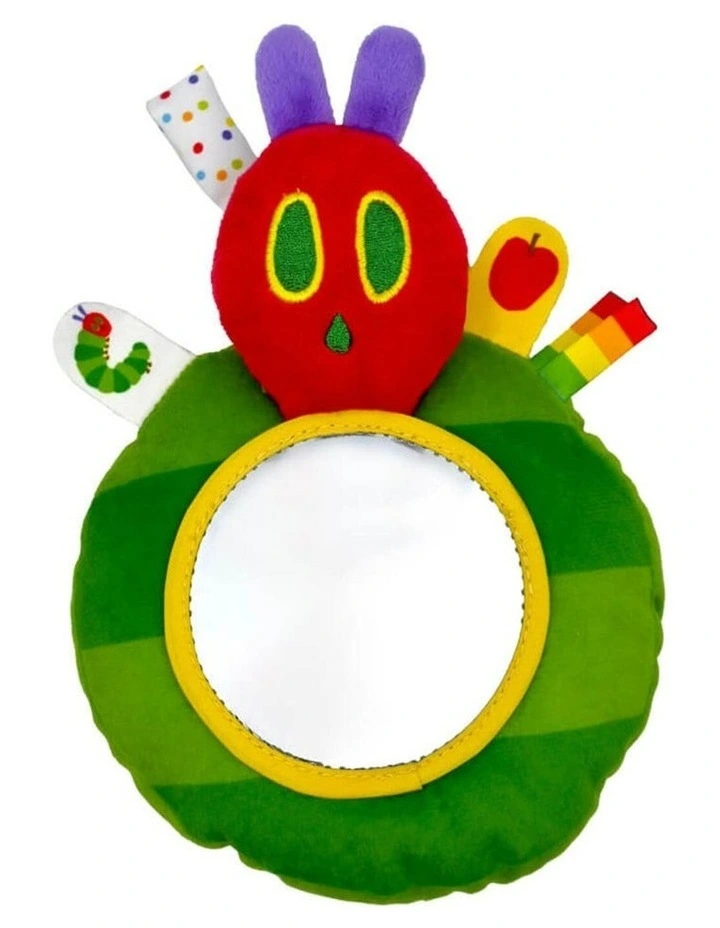 Eric Carle - Very Hungry Caterpillar On the Go Mirror Rattle Toy - Birth image 1