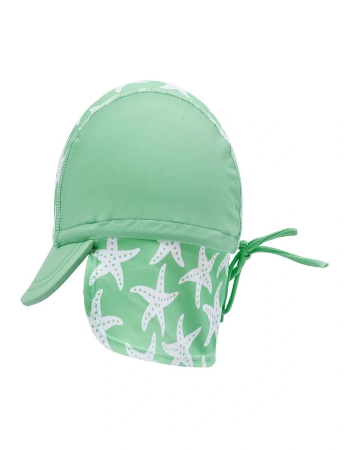 Big Softies 3pc-L/S Rashie, Short & Hat,Green starfish image 6