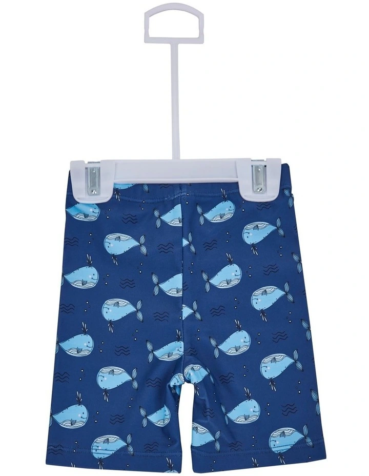 Big Softies 3pc-L/S Rashie, Short & Hat,Blue Whale image 4