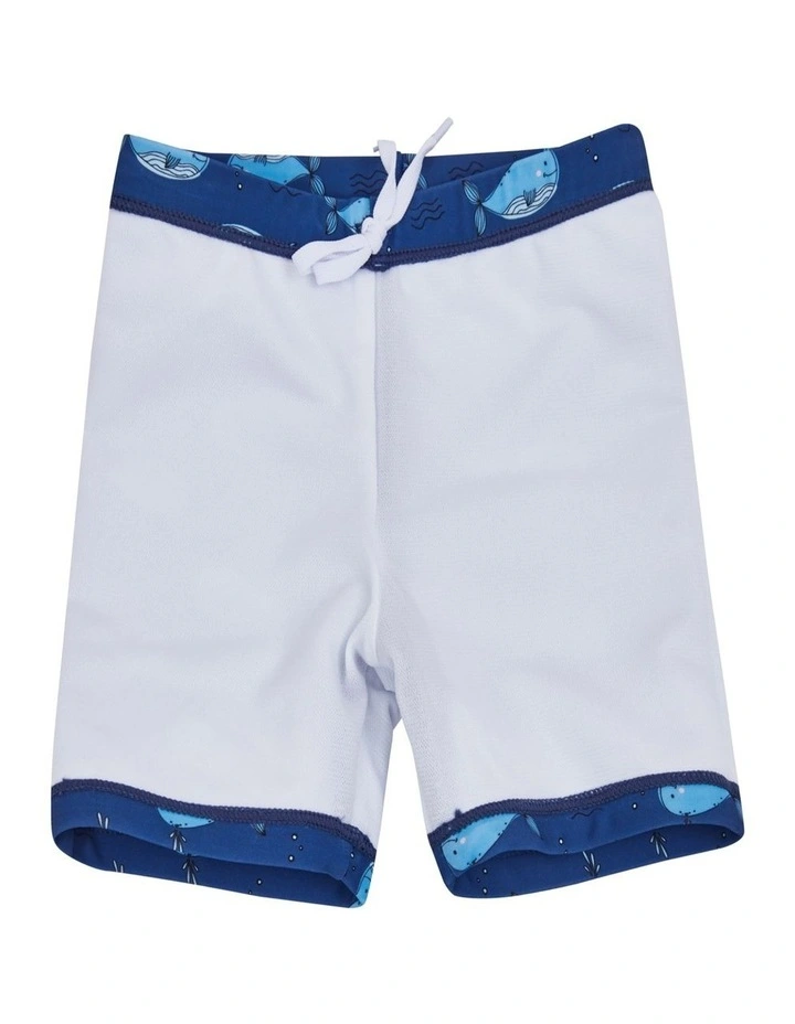 Big Softies 3pc-L/S Rashie, Short & Hat,Blue Whale image 5