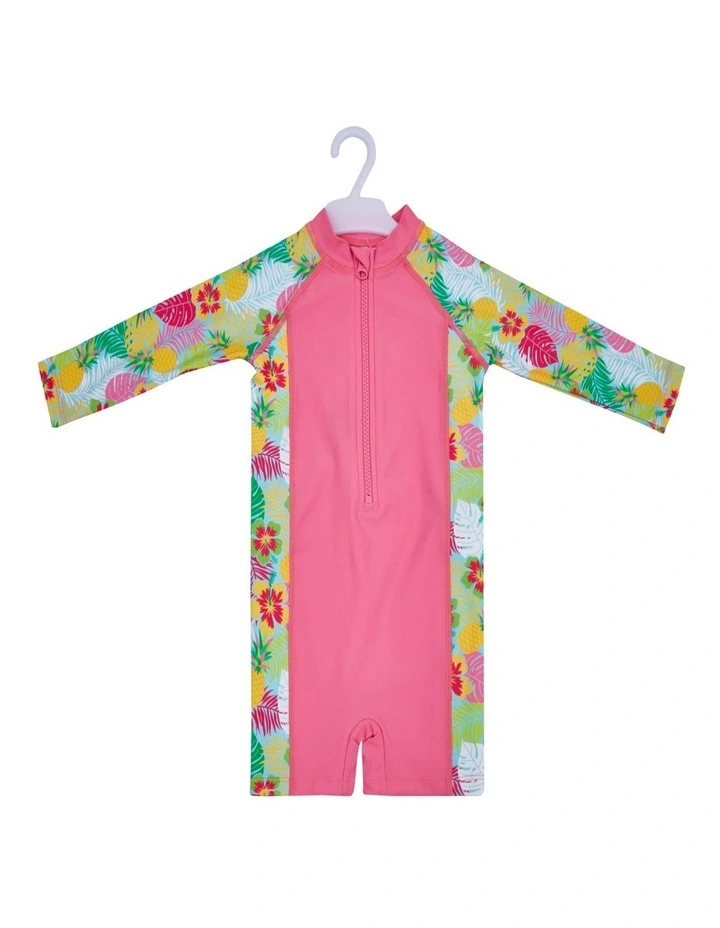 Big Softies 2pc Swimsuit & Hat- Tropical image 2