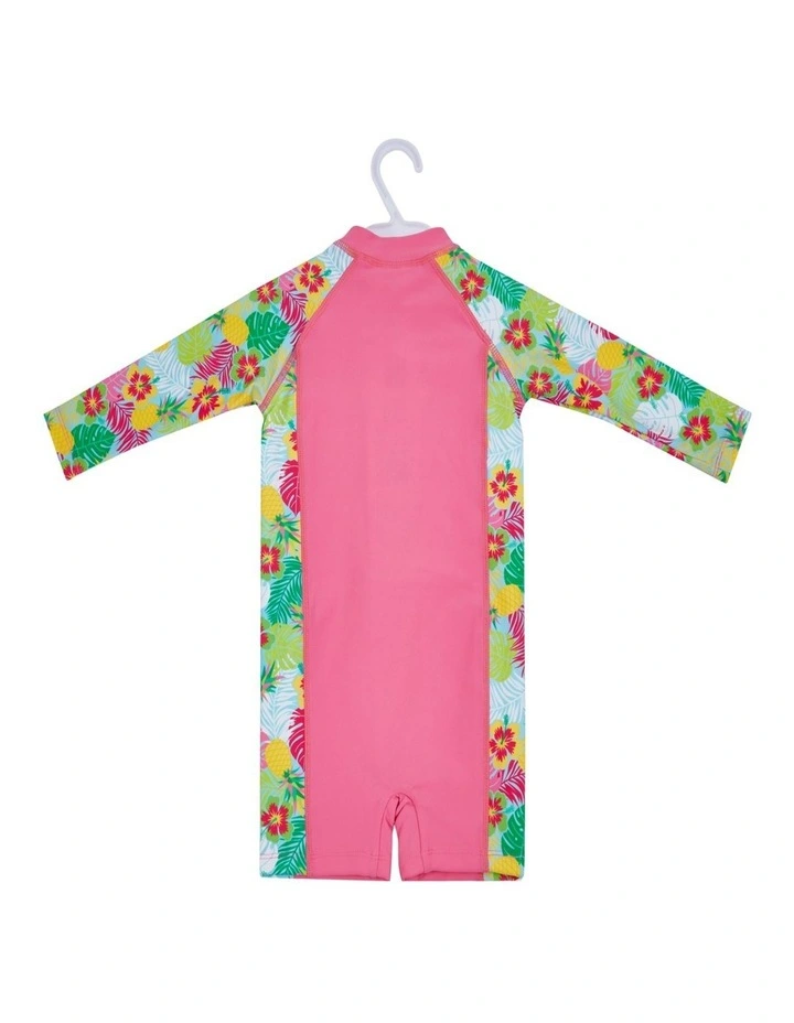 Big Softies 2pc Swimsuit & Hat- Tropical image 3