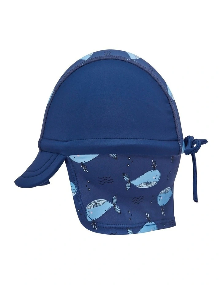 Big Softies 2pc Swimsuit & Hat- Blue Whale image 6