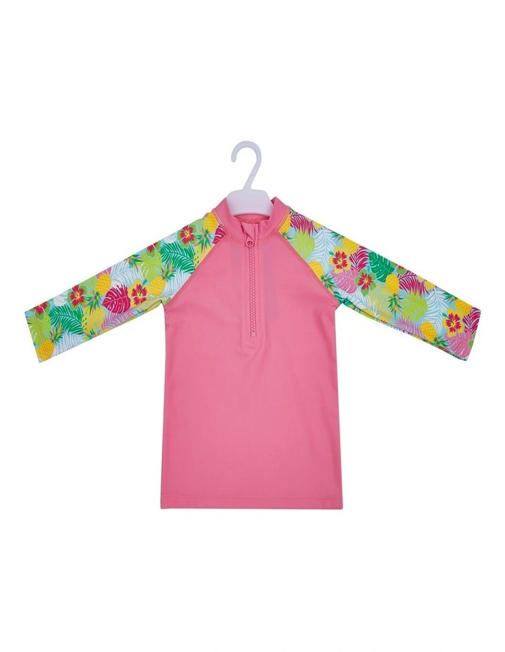 Big Softies 3pc-L/S Rashie, Short & Hat, Tropical image 2