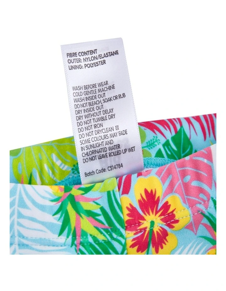 Big Softies 3pc-L/S Rashie, Short & Hat, Tropical image 7