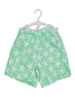 Big softies Swim shorts, Green Starfish