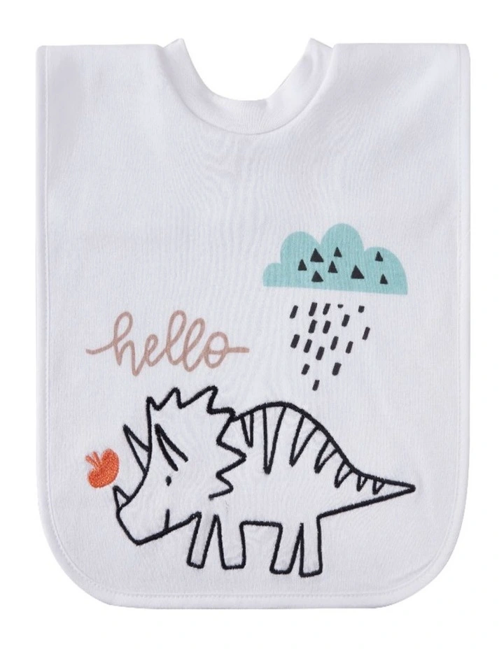 Big Softies 3 Pack Popover Bibs - Dino image 3