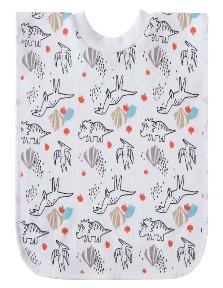 Big Softies 3 Pack Popover Bibs - Dino image 4
