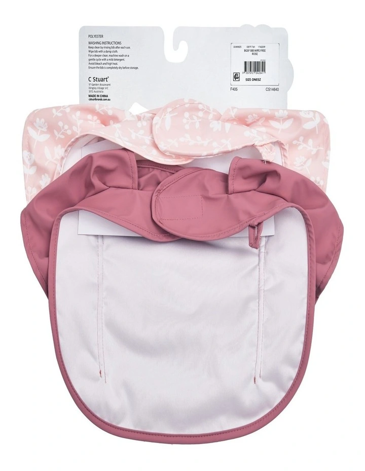 Big Softies 2 Pack Recycled pouch bibs-wipe free image 2