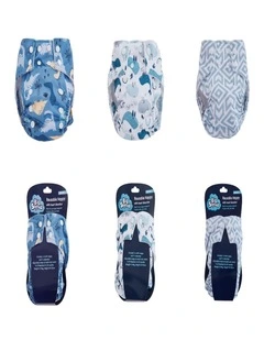 Big Softies 3 Pack Reusable Nppy with insert