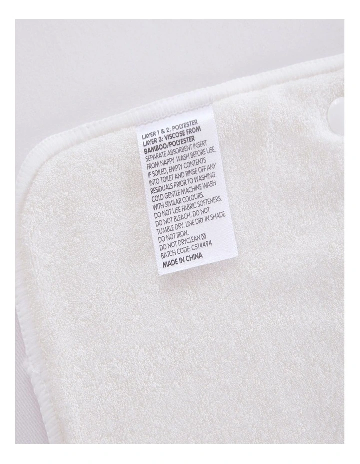Big Softies 3 Pack Reusable Nppy with insert image 6